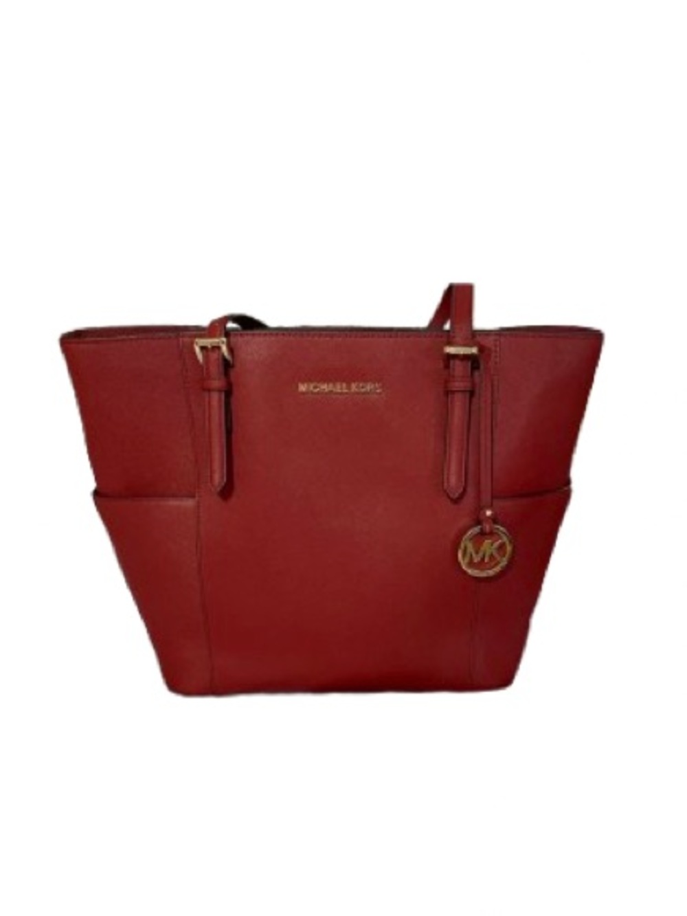 Michael Kors Large Jet Set Cherry Red Tote